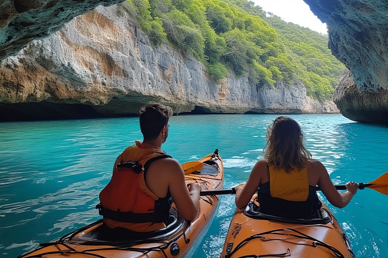 Kayaking Excursion in Menorca: Kayak Tour in the Northern Menorca Marine Reserve